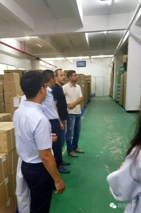 俄罗斯纳诺泰克团队参观J9积分王(中国)成品仓库