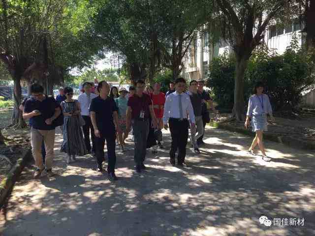 嘉宾参观公司园区